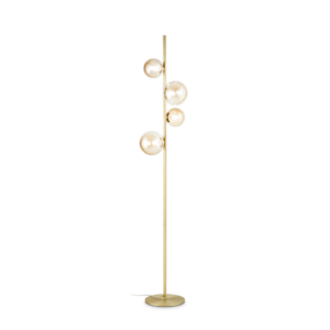 Lampada da terra Perlage Pt4 Ambra -Bassanolux - Negozio di Illuminazione