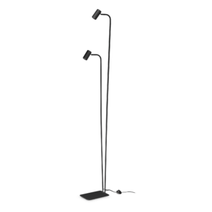 Lampada da terra Ginger Pt2 Nero -Bassanolux - Negozio di Illuminazione